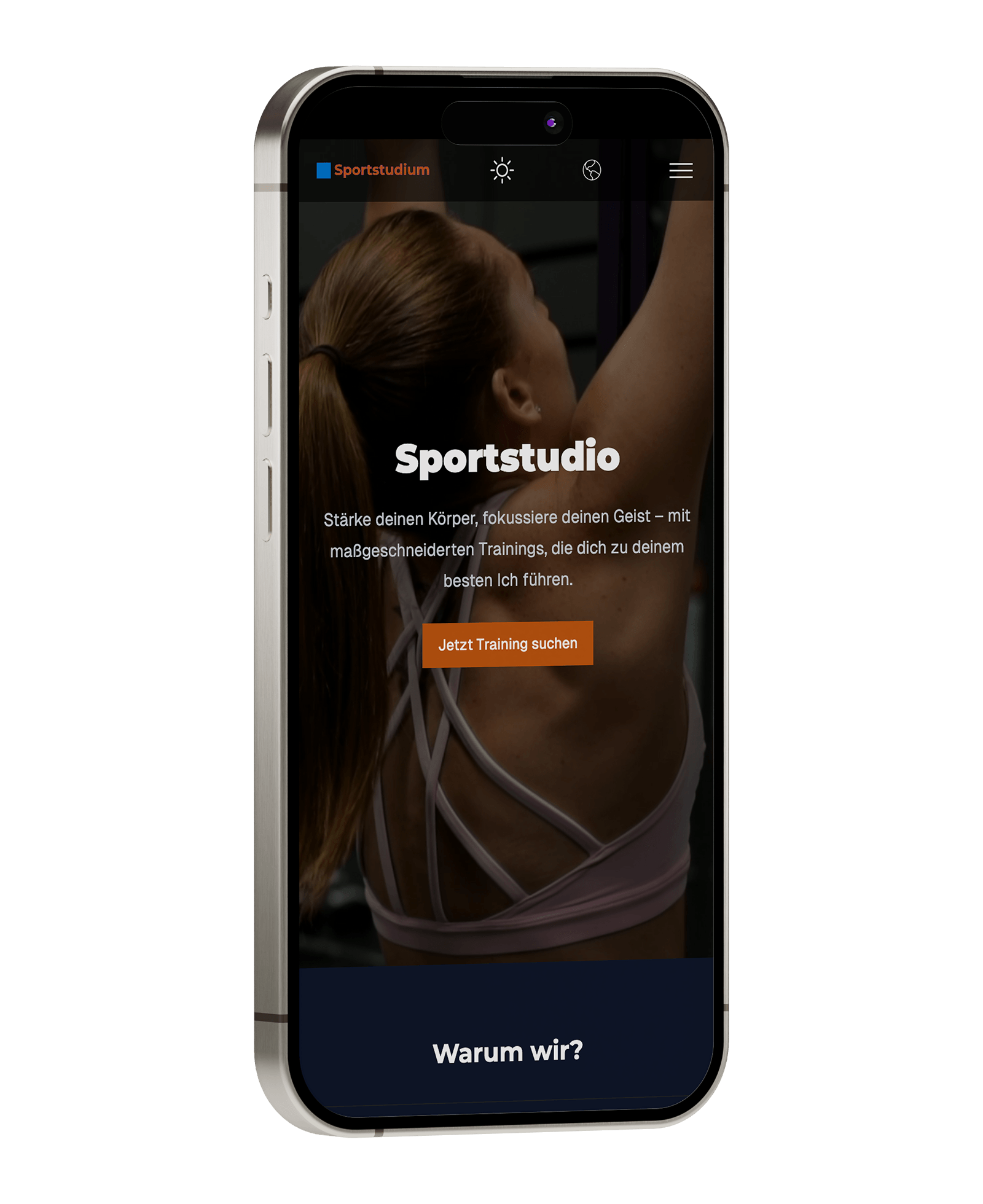 Sportstudio Template Mobile